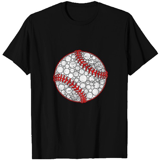 Sport Baseball Polka Dot Baseball International Dot Day for Baseball Lover T-Shirts