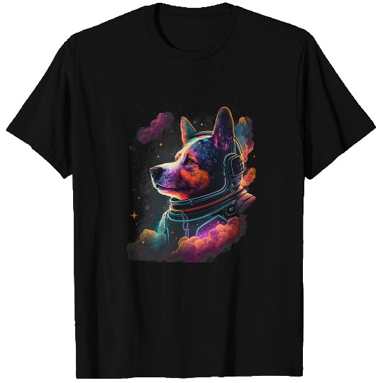 Australian Cattle Pet Astronauts Australian Cattle dog Space Galaxy T-Shirts