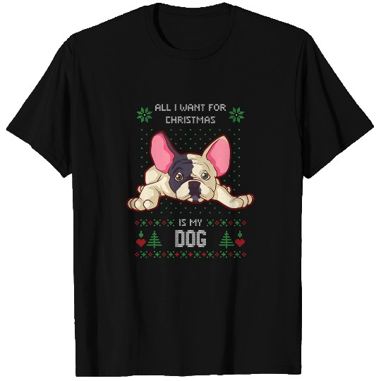 French Bulldog Pet Ugly Christmas Sweater Bully French Bulldog Dog 22 T-Shirts