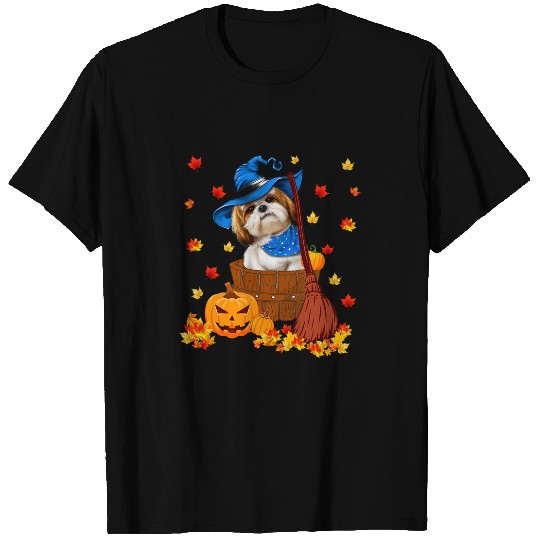 Shih Tzu Pet I Am A Witch Halloween T-Shirts