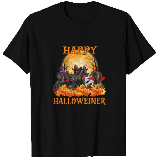 Dachshund Pet Happy Halloweiner Dachshund Dogs Happy Halloween T-Shirts