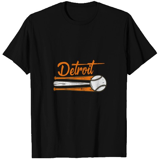Sport Baseball Detroit Baseball vintages Distressed Tee Met At Gameday T-Shirts