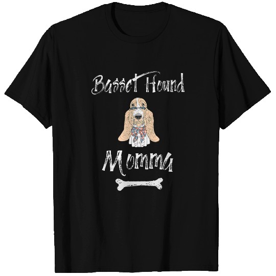 Basset Hound Pet Bassett Hound momma funny gift T-Shirts
