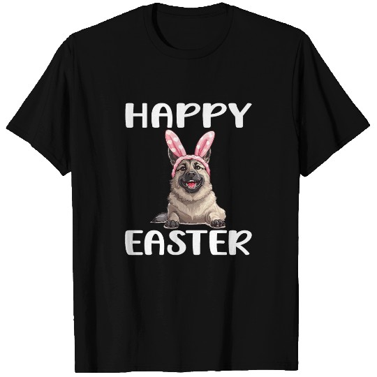 Elkhound Pet Dog Breed Happy Easter Men Women Kids T-Shirts