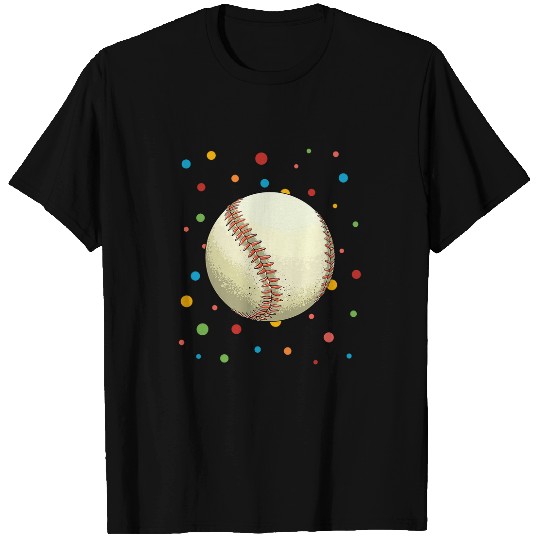 Sport Baseball Dot Day Polka Dots Baseball Kids Boys Girls Youth T-Shirts