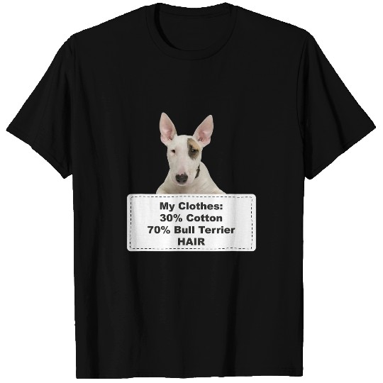 Bull Terrier Pet Funny Shedding Dog T-Shirts