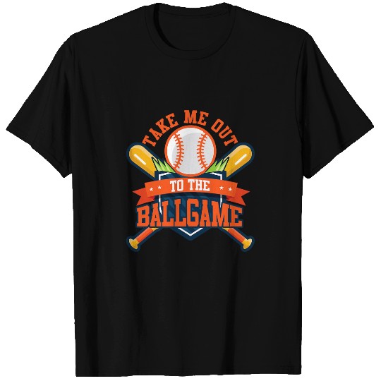 Sport Baseball Take Me Out to the Ball Game Baseball Player Son Daughter T-Shirts