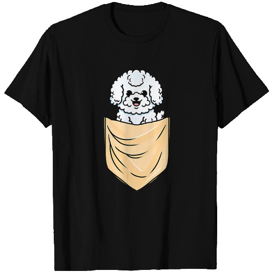 Bichon Pet Frise In Pocket Bichon Frise Lover T-Shirts