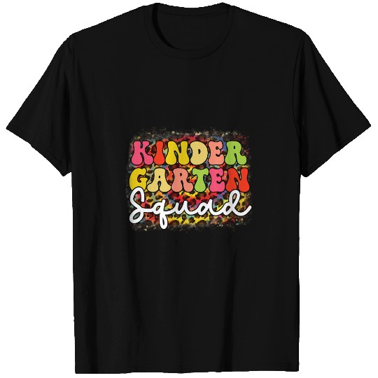 First Day Back to School Teacher Team Kindergarten Squad T-Shirts
