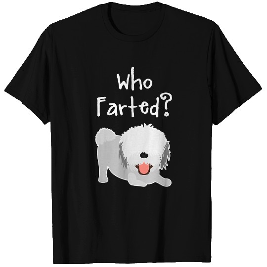 Bearded Collie Pet funny dog lover gift idea who farted T-Shirts
