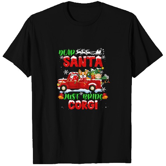 Corgi Pet Dog Dear Santa Just Bring Corgi Funny Christmas Pajama 9 T-Shirts