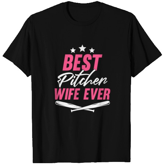 Sport Baseball Pitcher Wife Player Softball Themed Pitcher 1 T-Shirts