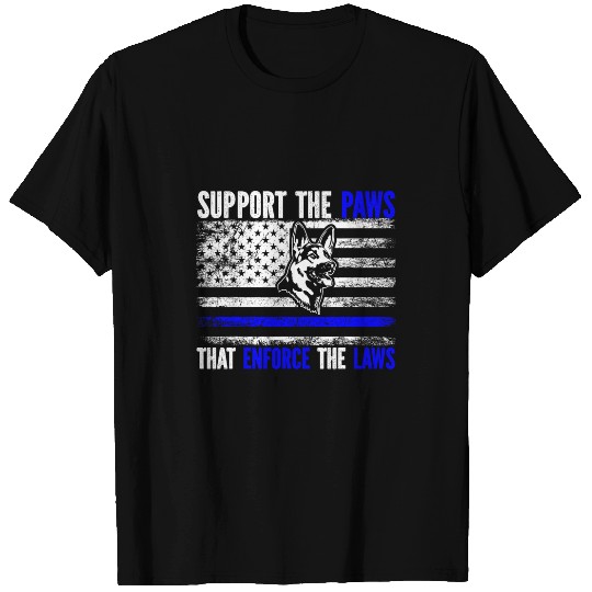 K9 Pet Handler Police Dog Law Enforcement Police K9 Unit 13 T-Shirts