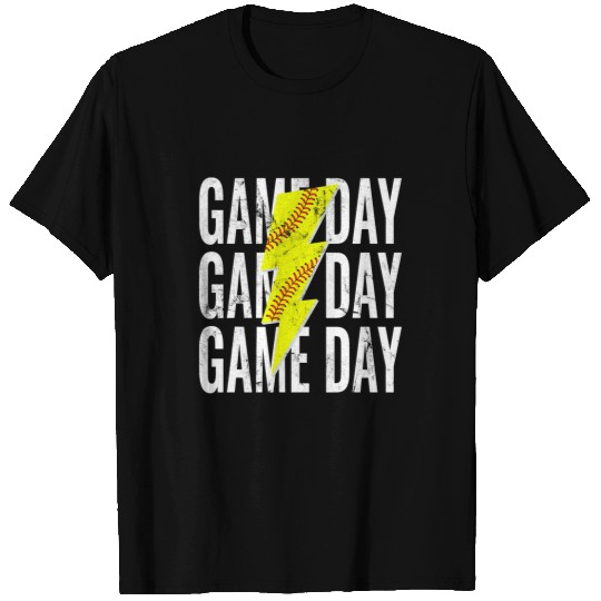 Sport Softball Mom Leopard Game Day Mothers Day T-Shirts