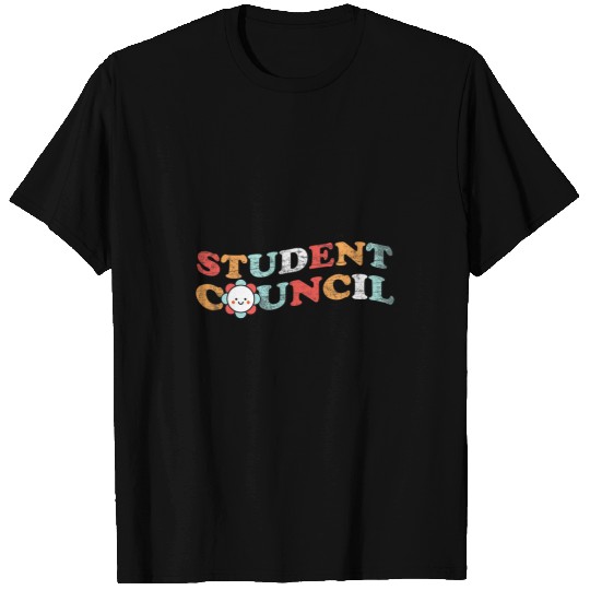 Student Council Groovy World Student Day Men Women Kids 1 T-Shirts