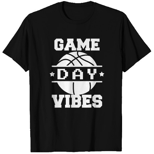 Sport Basketball Game Day Vibes Basketball Baller Coachs Sports Player 1 T-Shirts