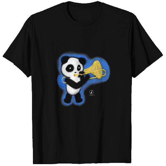 Funny trombones Bear Panda Playing trombones Cute Bears T-Shirts