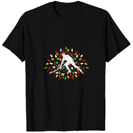 Sport Hockey Field Hockey Santa Hat xmass Sports Lovers Present T-Shirts