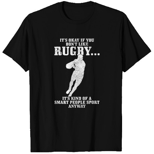 Sport Rugby Smart People Sport Funny Rugby Player T-Shirts