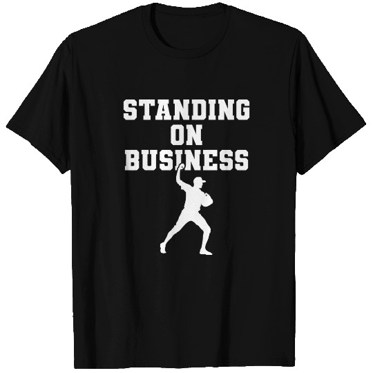Sport Baseball Men Standing On Business Boys Baseball Team School 2 T-Shirts