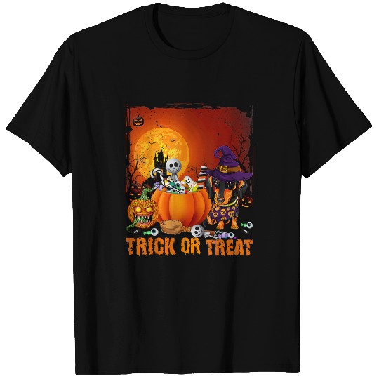 Dachshund Pet Happy Halloween Day Trick Or Treat Funny Lover 5 T-Shirts