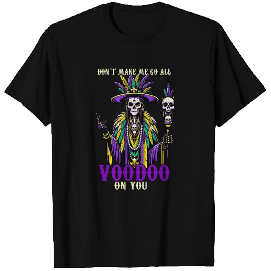 Mardi Gras Priest Top Hat Witch Doctor Voodoo New Orleans T-Shirts