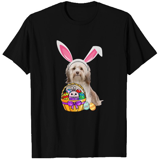 Havanese Pet Easter Egg Funny Havanese Easter T-Shirts