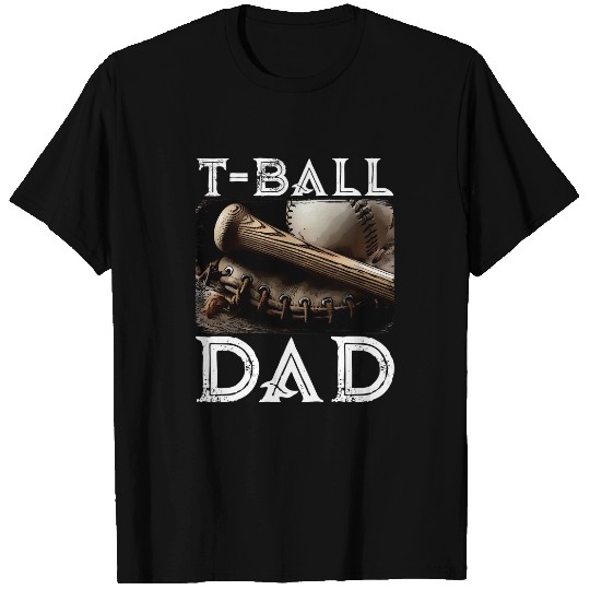 Sport Baseball Mens 1Gb Funny Tball Dad love Baseball Softball Fathers Day T-Shirts
