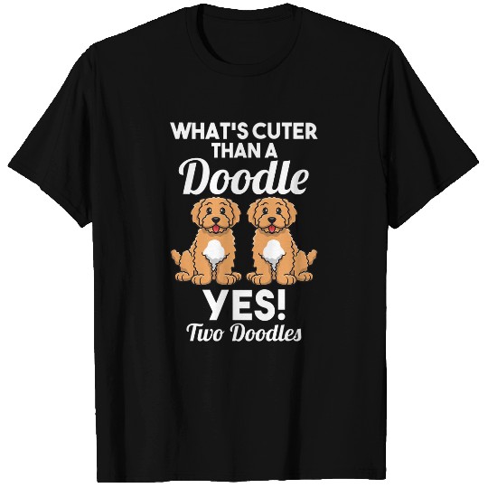 Labradoodle Pet Two Labradoodles T-Shirts