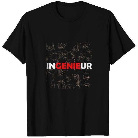 Engineer Genie Mechanical Engineering Student Engineering Mens T-Shirts