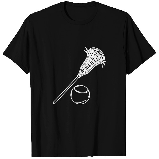 Sport Lacrosse Stick Lacrosse Workout T-Shirts