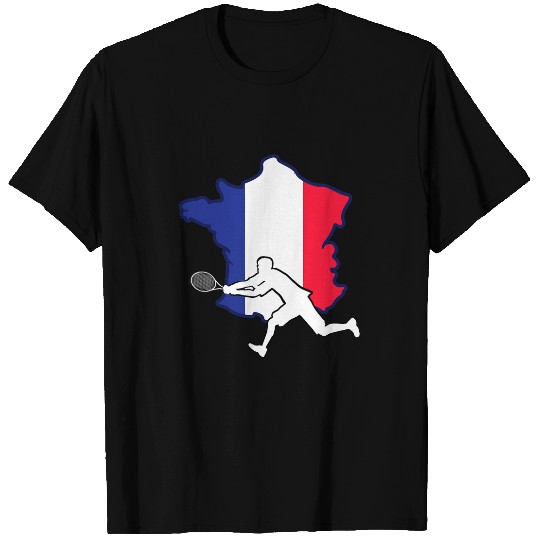 Sport Tennis French Open for Tennis Lovers Tennis Player From France T-Shirts