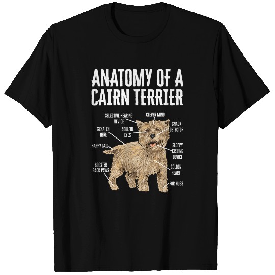 Cairn Terrier Pet Anatomy Of A T-Shirts