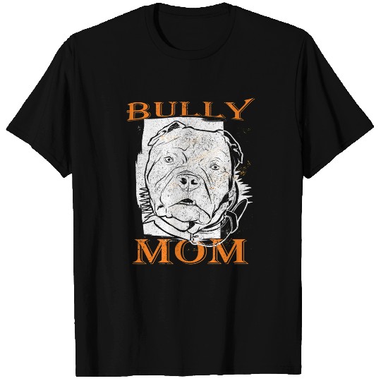 Bull Terrier Pet Womens Cool Bully Mom Bull Terrier Mom Design 1 T-Shirts