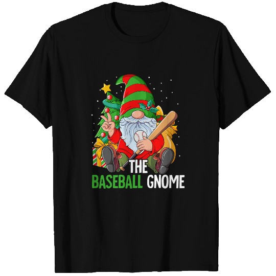 Sport Baseball Christmas The Baseball Gnome T-Shirts