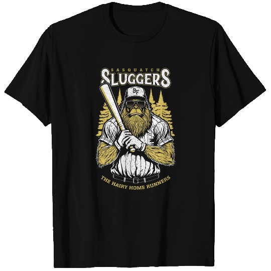 Sport Baseball bigfoots Baseball Player Coachs Funny Cryptid Sasquatch Team T-Shirts