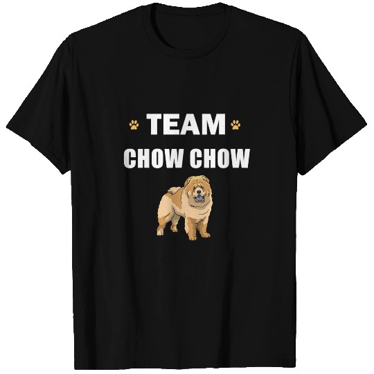 Chow Chow Pet Team Chow Chow Cute Dog Lover Pawprint T-Shirts