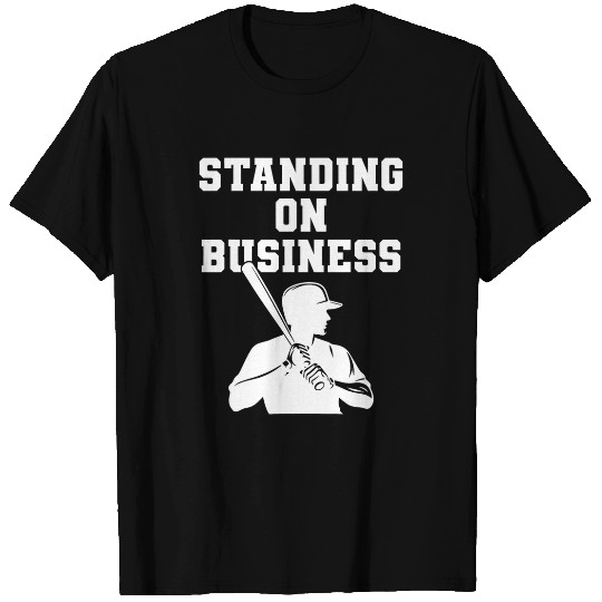 Sport Baseball Men Standing On Business Boys Baseball Team School 1 T-Shirts