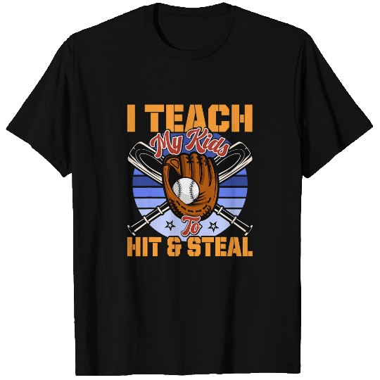 Sport Baseball Softball Coachs Catcher Pitcher Dad Fathers Day T-Shirts