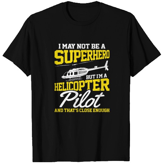 vintages Helicopter Pilot Aviation Chopper Novelty T-Shirts