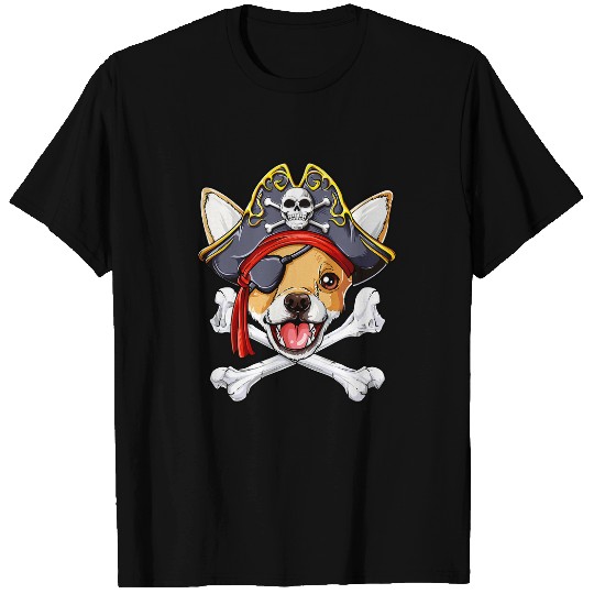 Chihuahua Pet Pirate Costume Jolly Roger Flag Skull Crossbones T-Shirts