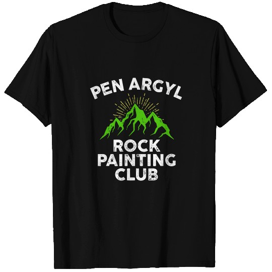 Sport American Football Pen Argyl Rock Painting Club High School Football Memories T-Shirts
