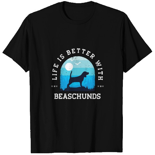 Beaschunds Pet Life Better Doxle AKA Beaschunds Beweenies Vintage Blue Do T-Shirts