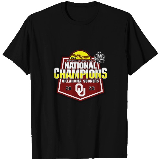 Sport Softball Oklahoma Sooners National Champs Softball WCWS T-Shirts