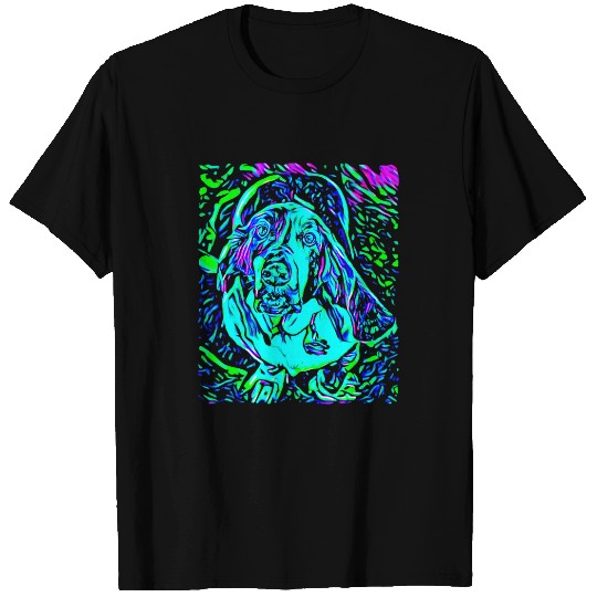 Basset Hound Pet Face Puppy Pop Art T-Shirts