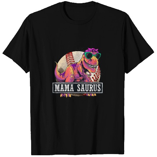 Sport Softball Mamasaurus mothers day T-Shirts