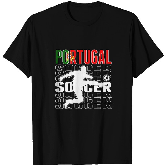 Sport Soccer Portugal Soccer Fans Jersey Proud Portuguese Football Lovers 6 T-Shirts