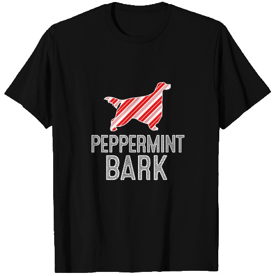 Gordon Setter Pet Peppermint Bark Christmas T-Shirts
