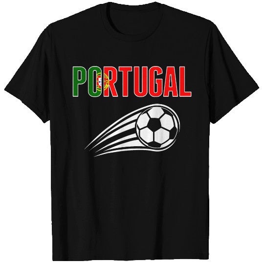 Sport Soccer Portugal Soccer Fans Jersey Support Portuguese Football 3 T-Shirts