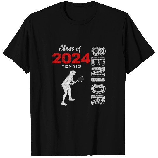 Sport Tennis Matching Tennis Team Senior Class of 2024 Graduation 2024 T-Shirts